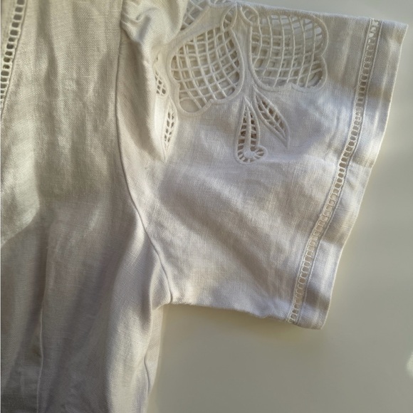 Madewell Cassie White Linen Dress - Picture 12 of 15